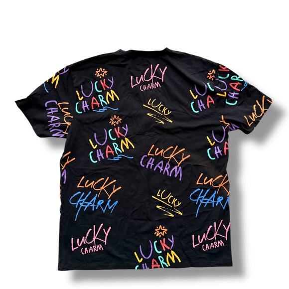 Men's Lucky Charm Original Embroidered All Over Print Graffiti T Shirt Sz 3XL - Picture 2 of 7